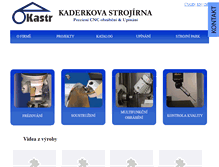 Tablet Screenshot of kastr.cz
